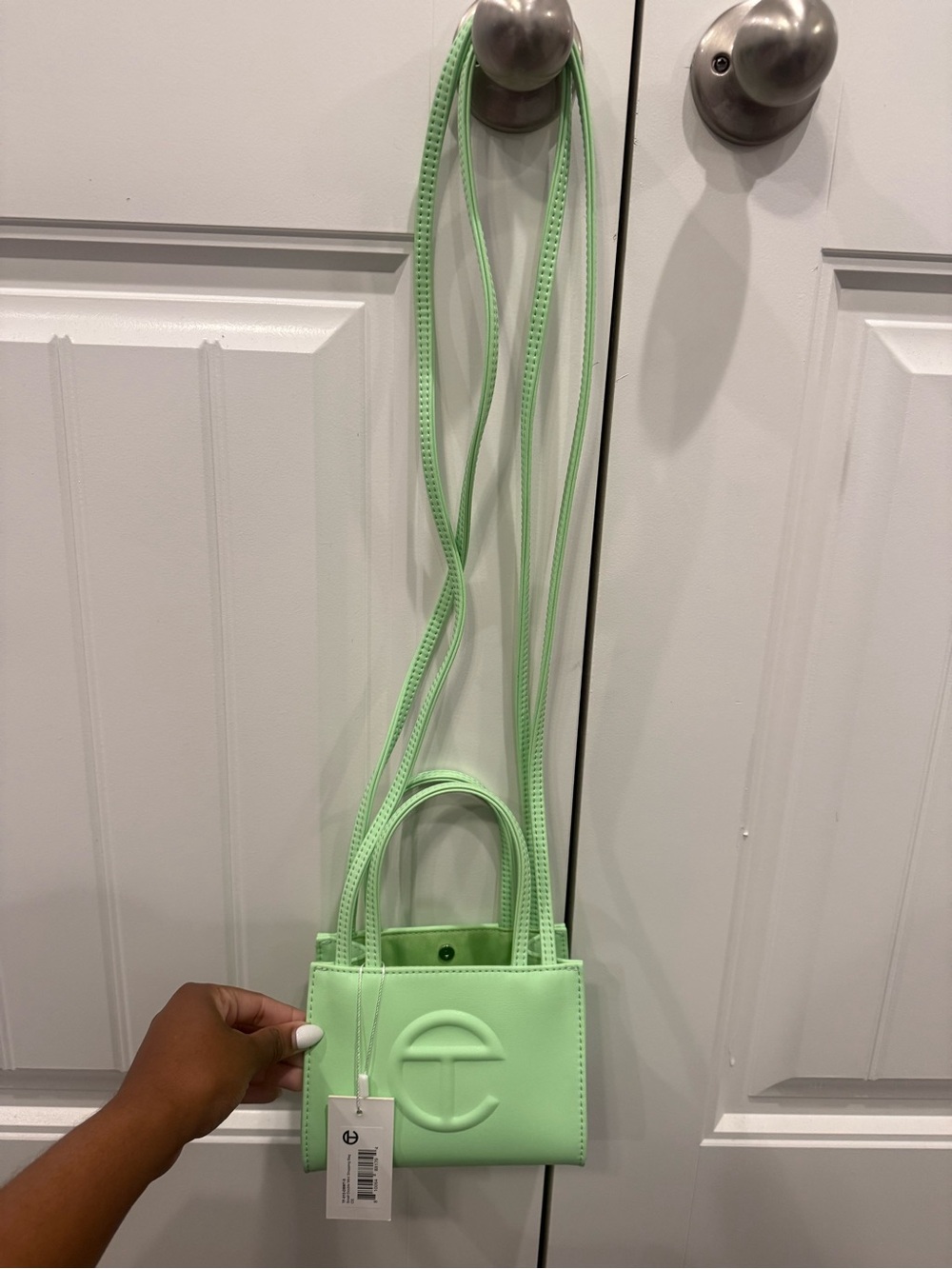 Telfar Mini Tote in Mint Green